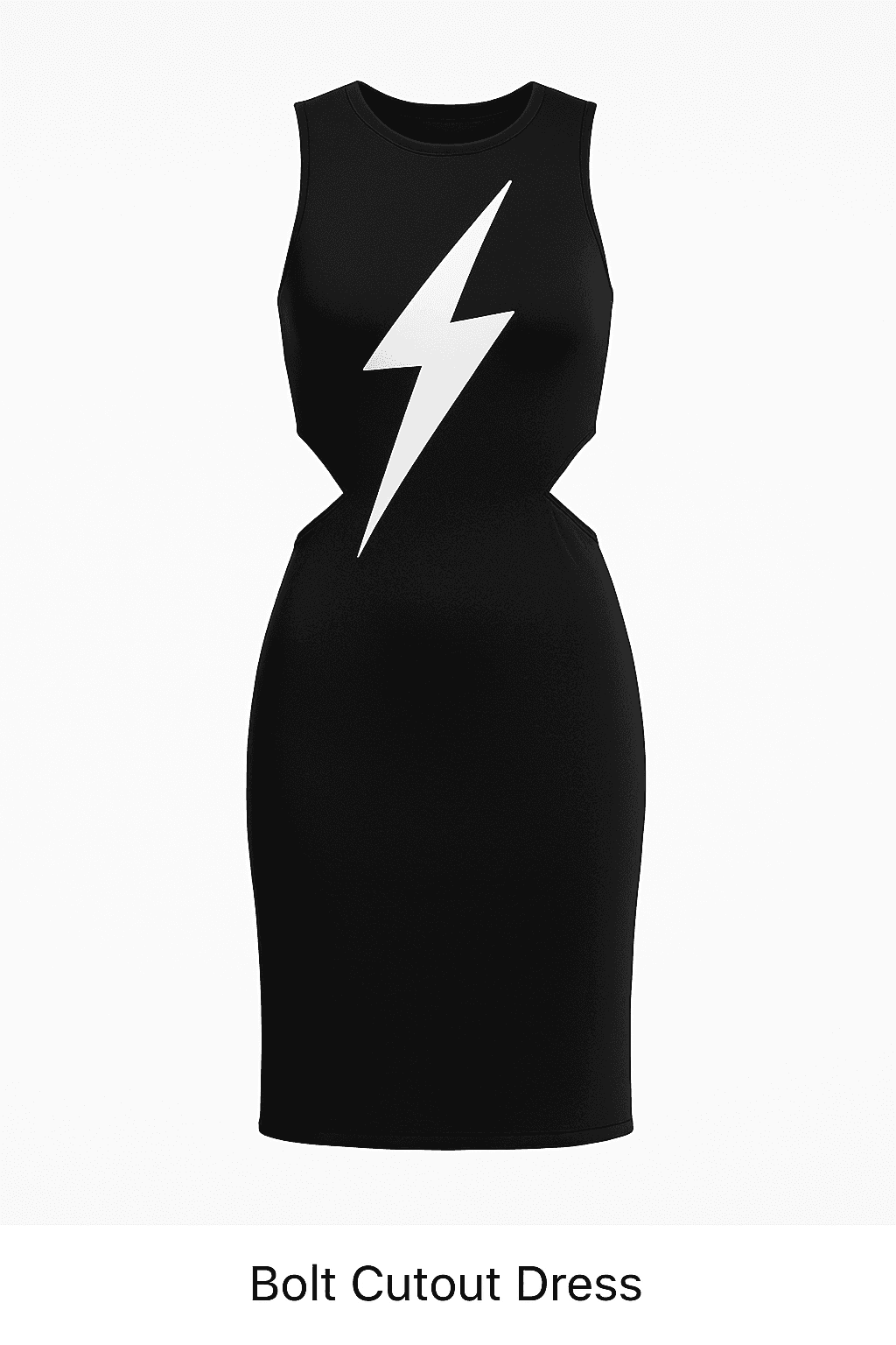 Bolt Cutout Dress