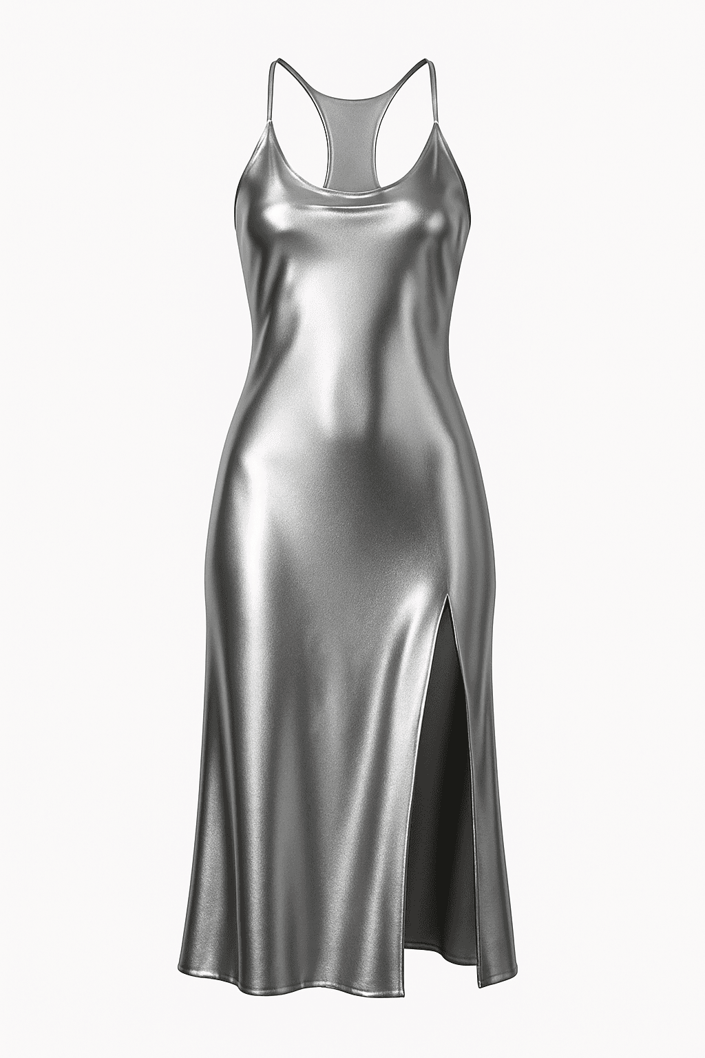 Chrome Slip Dress