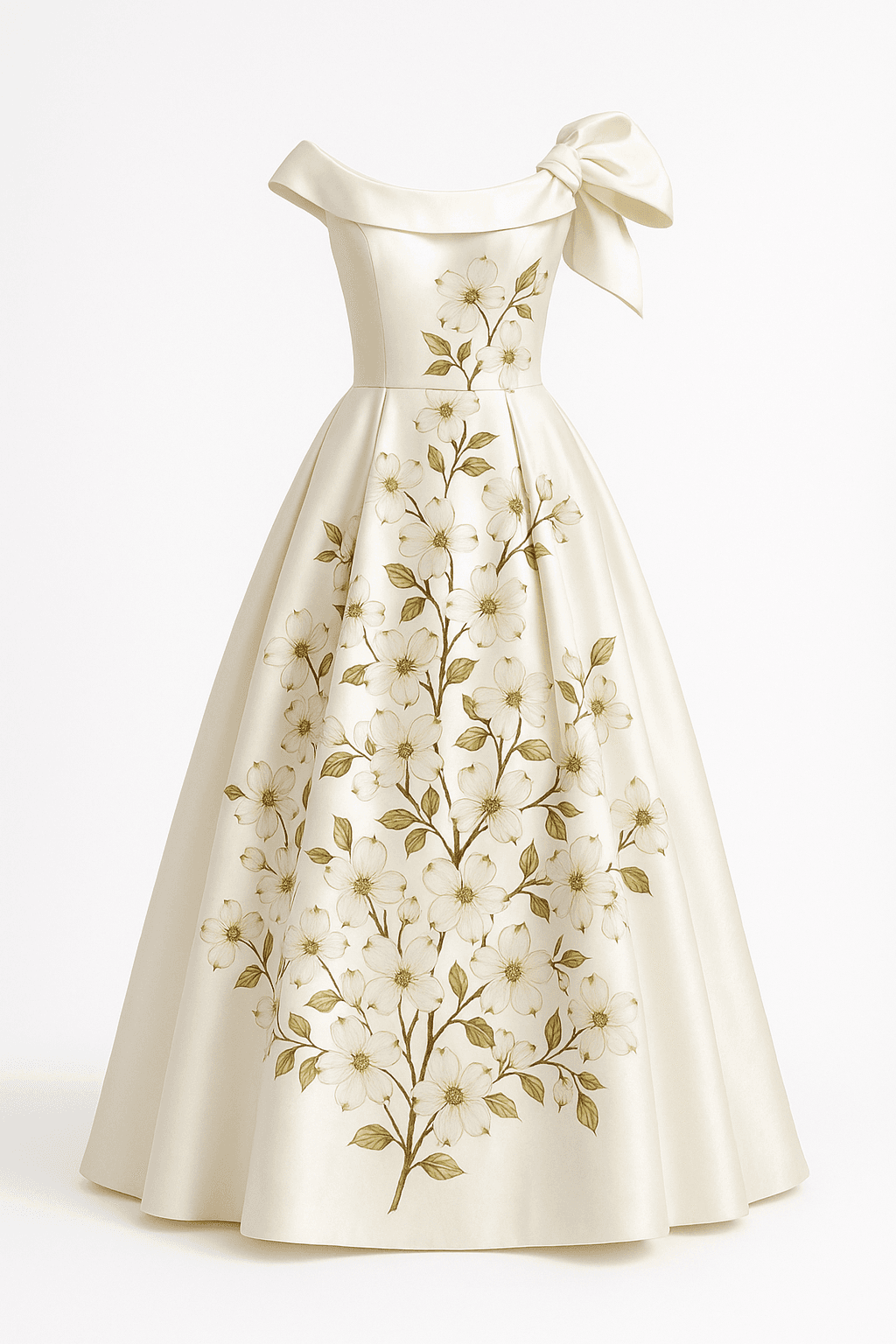 Ivory Dogwood Gown